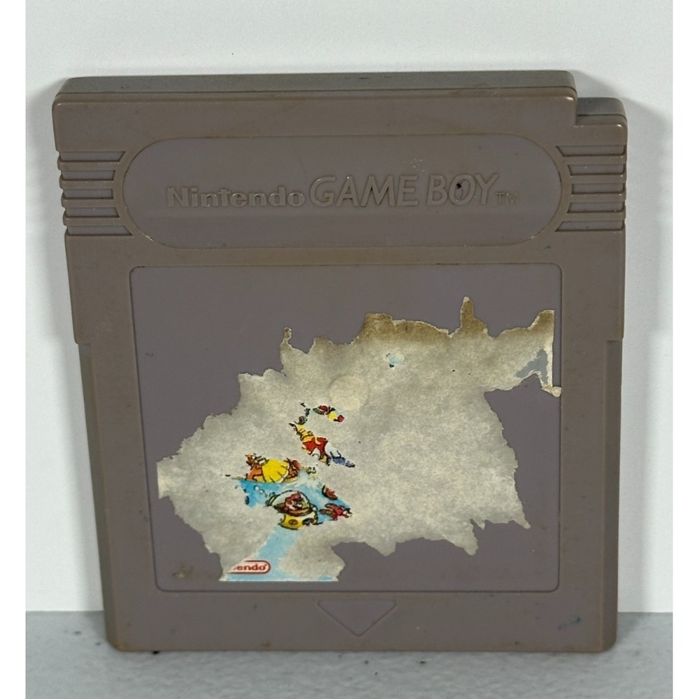 Super Mario Land (Nintendo Game Boy, 1989) Authentic Damaged Label Tested Works